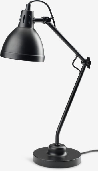 Masaüstü lampa PATRIK Ø14xH45sm qara