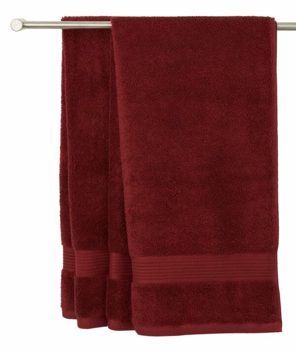 Hamam dəsmalı KARLSTAD 100x150cm burgundy KR