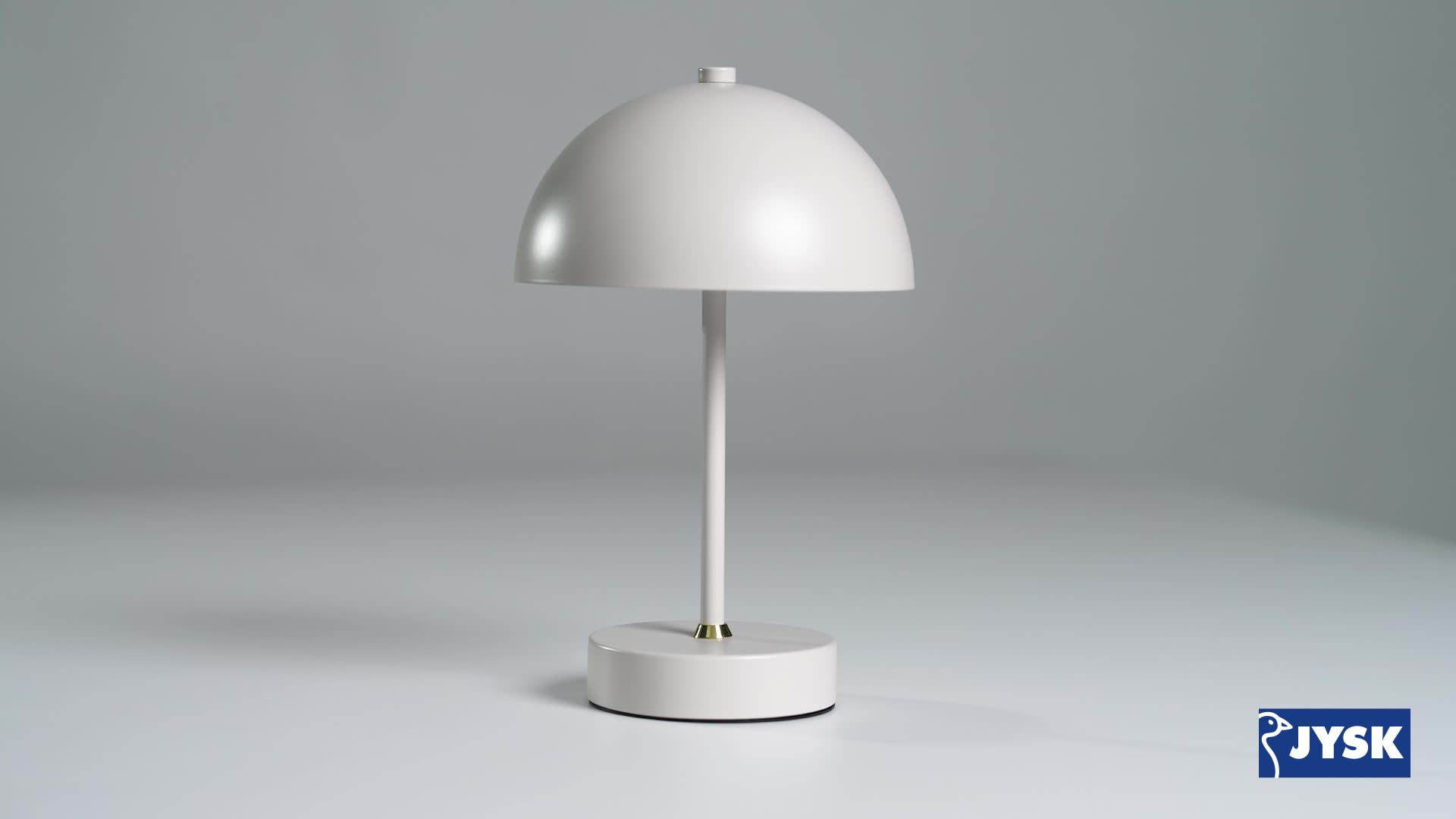 Лампа на батарейках KENT O16xH25см серый