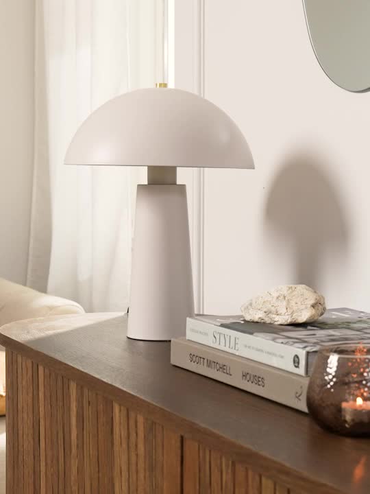 Настольная лампа MARKUS O25xH35см серый