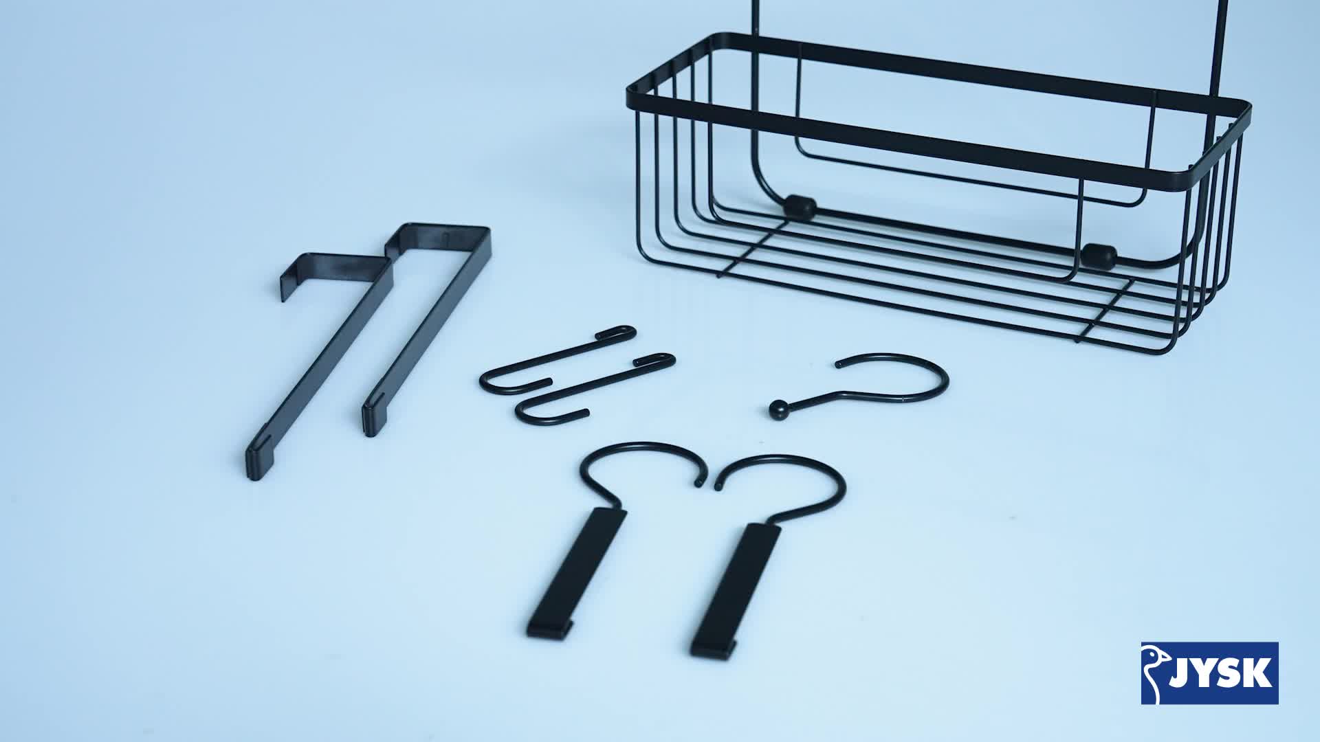 Подвесная полка NACKA черная