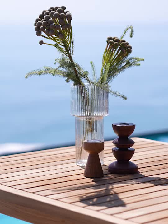 Güldan RUNE Ø12xH25cm şəffaf